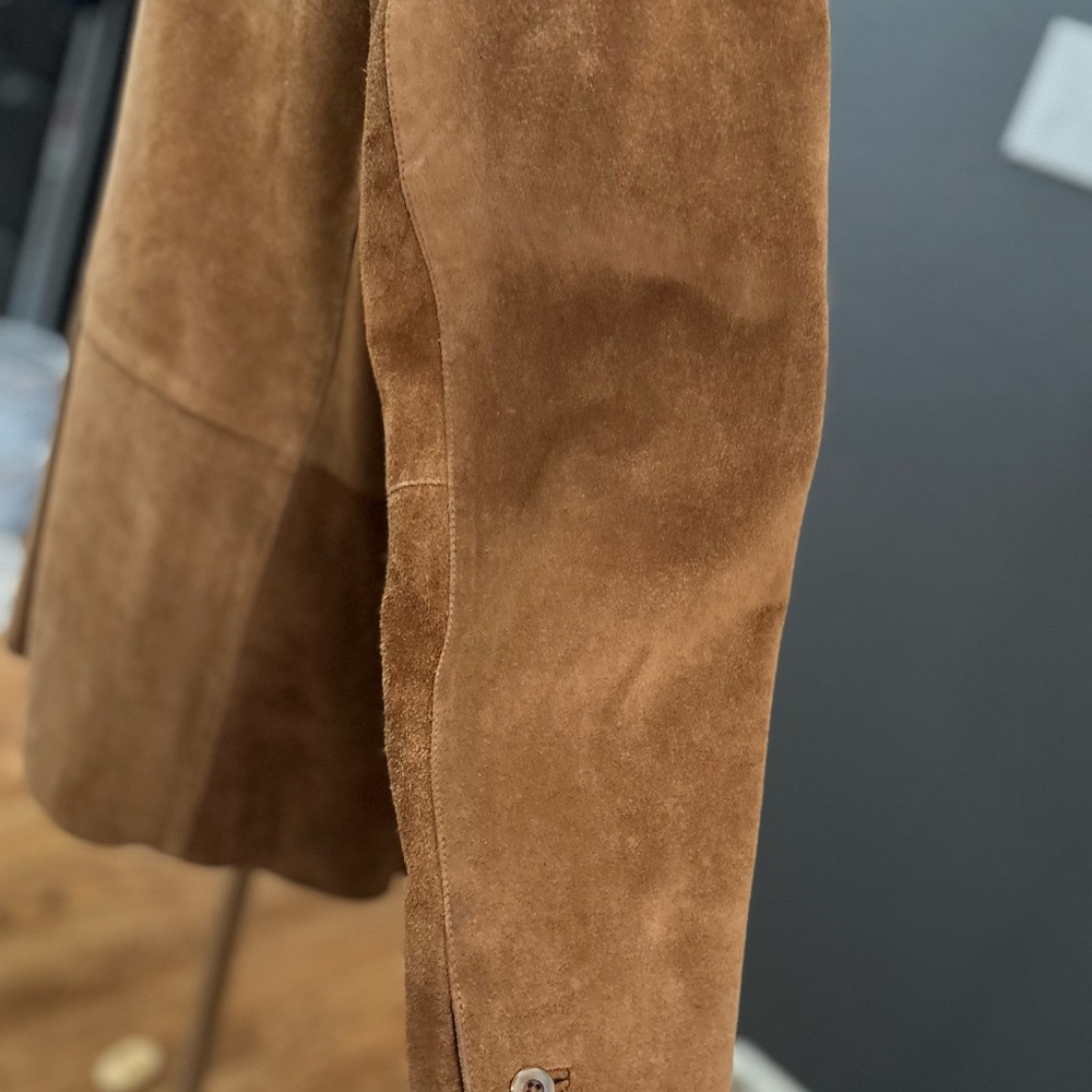 GAP - Leather Suede Jacket/Blazer, vintage 90s - Picture 16 of 17
